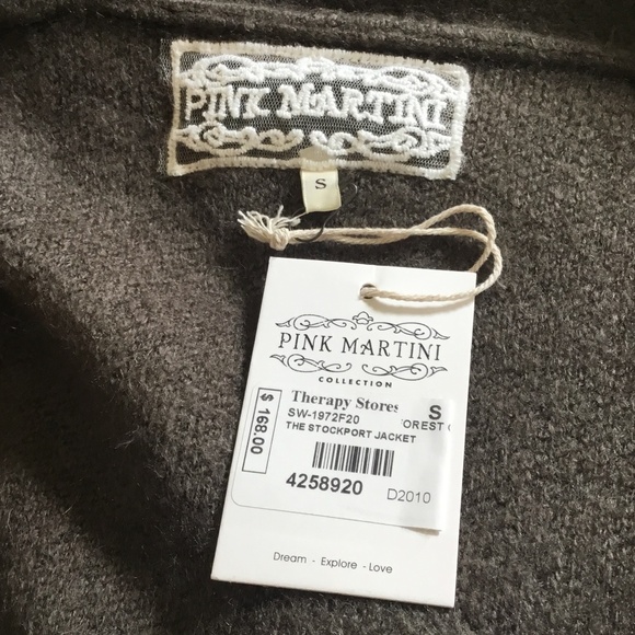 Pink Martini Stockport Jacket Forest Green Cardigan - Picture 8 of 12